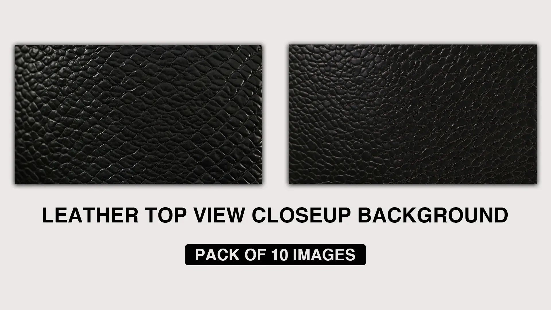 Premium Leather Top View Textures Pack of 10 HD Closeup Backgrounds